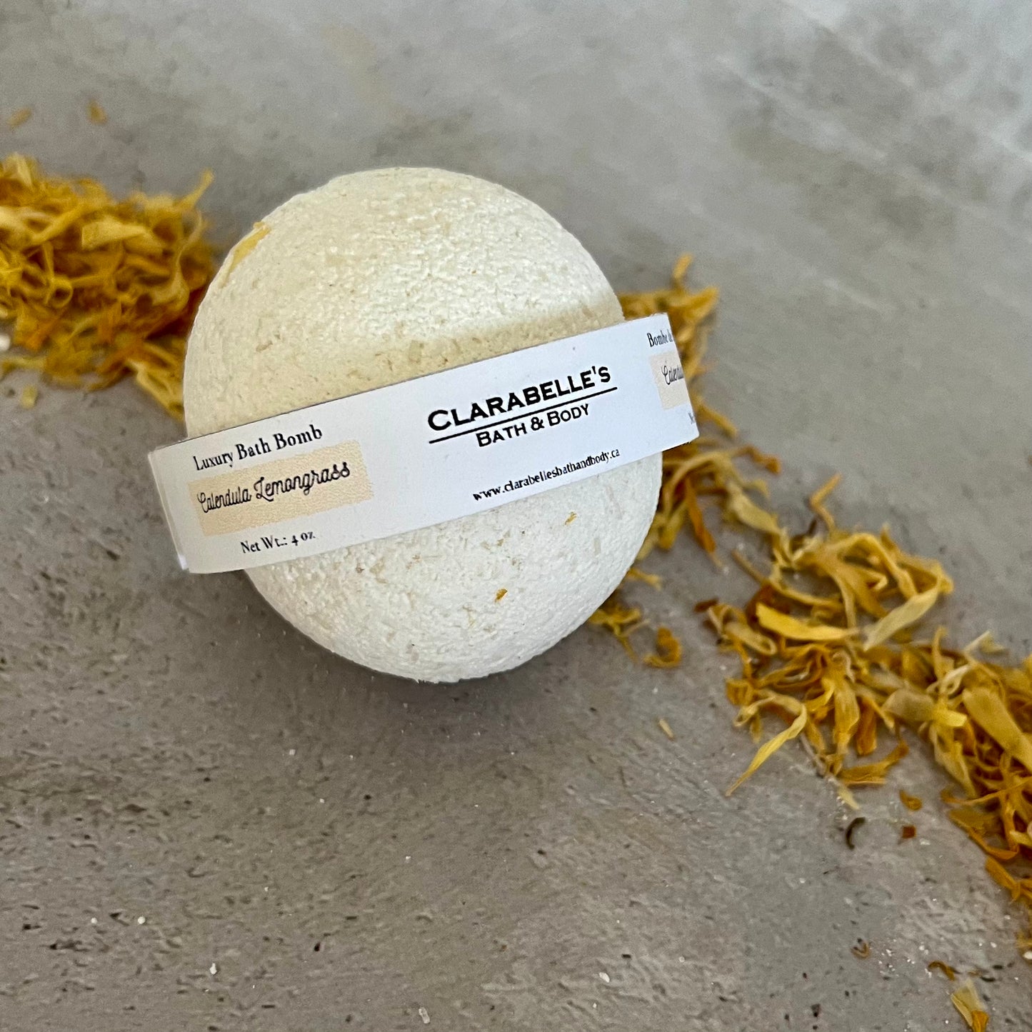 Calendula Lemongrass - Luxury Bath Bomb